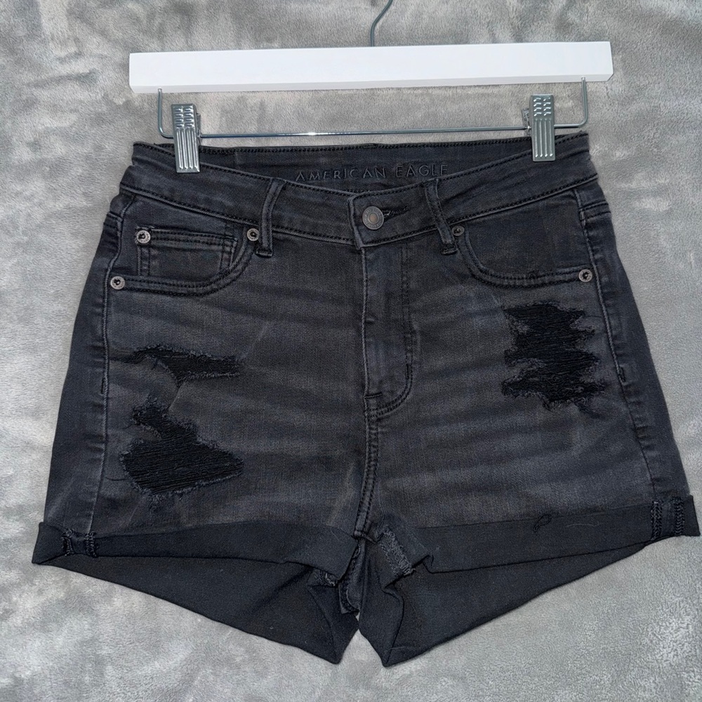 Black High Rise Shorts - size 4